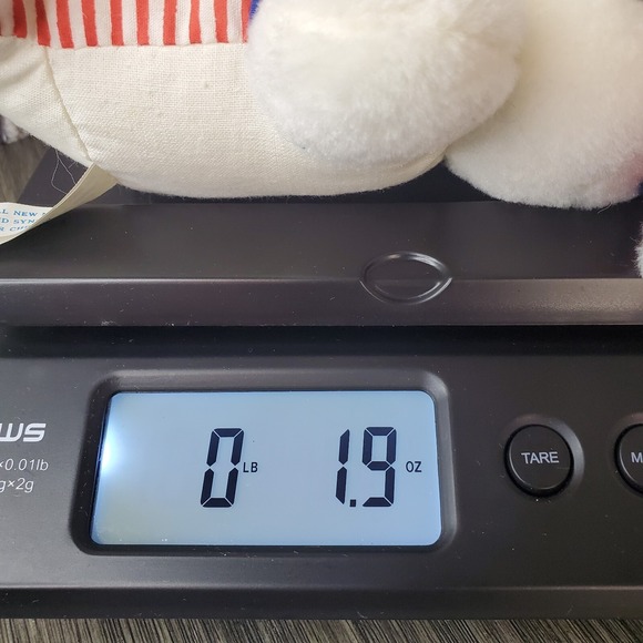 Patriotic Dog Plush Stars And Stripes Red White & Blue 7.5" Stuffed Animal Toy - Picture 6 of 6